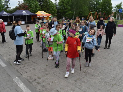 XII Polsko-Niemiecki Nordic Walking w Sulęcinie. Uczestnicy rajdu.