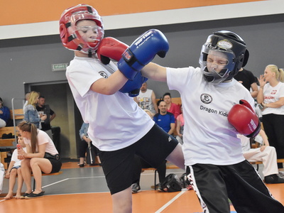 Dragon Kids Cap o Puchar Burmistrza Sulęcina. Uczestnicy podczas turnieju. 