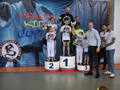 Część II Dragon Kids Cap o Puchar Burmistrza Sulęcina. Zwycięzcy na podium. 