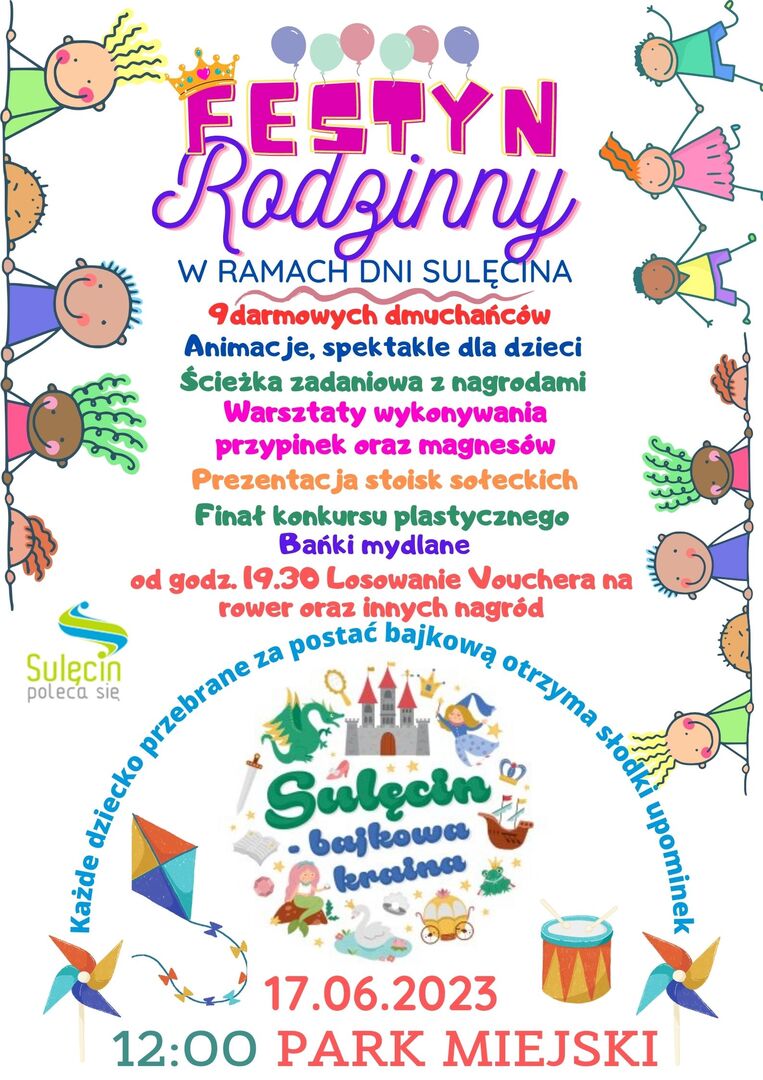 Plakat. Festyn Rodzinny.