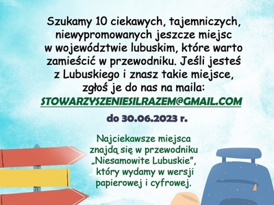 Odkryj "Niesamowite Lubuskie"