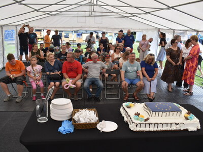 Piknik europejski w Sulęcinie. Uczestnicy pikniku.