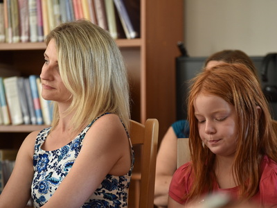 Spotkanie z poezją Angeliki Daukszy w Filii Biblioteki Publicznej w Żubrowie. 