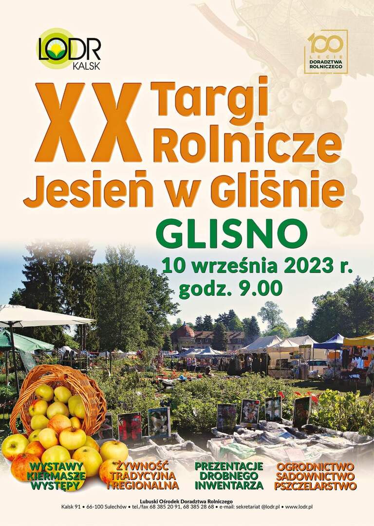 XX Targi Rolnicze Jesień w Gliśnie