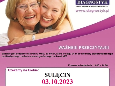 Profilaktyczne badania mammograficzne