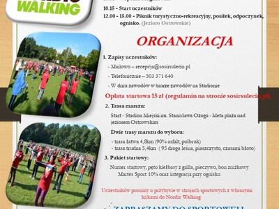 Zapraszamy na JESIENNY MARSZ NORDIC-WALKING
