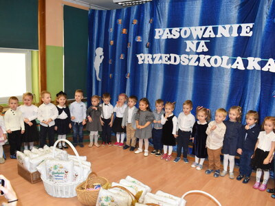 Pasowanie na przedszkolaka - grupa II.
