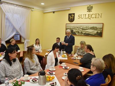 Dzień Pracownika Socjalnego w sali konferencyjnej Domu Joannitów w Sulęcinie. 