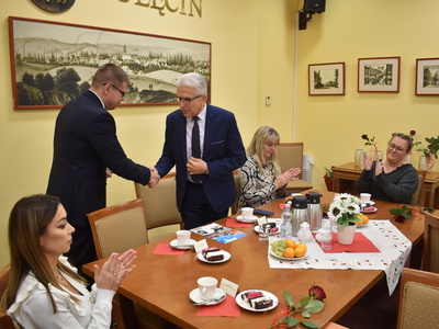 Dzień Pracownika Socjalnego w sali konferencyjnej Domu Joannitów w Sulęcinie. 