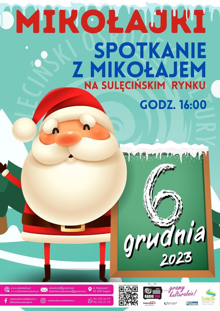 Spotkanie z Mikołajem na Placu Czarnieckiego