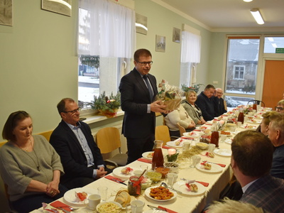 Wigilia w Sołectwie Miechów. 