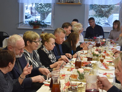 Wigilia w Sołectwie Miechów. 