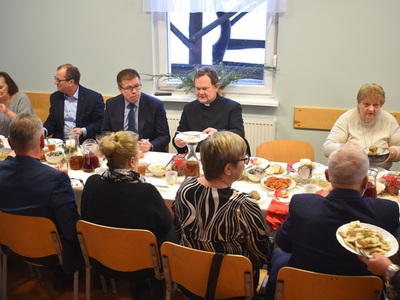 Wigilia w Sołectwie Miechów. 