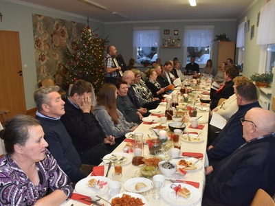 Wigilia w Sołectwie Miechów. 