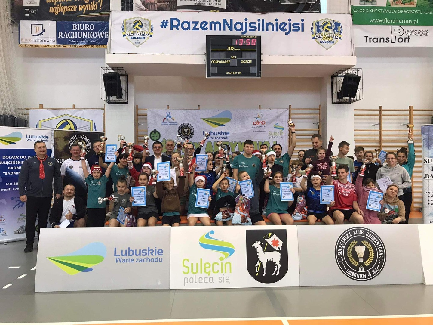 Mikołajki z badmintonem