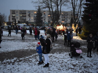 Spotkanie z Mikołajem w sulęcińskim rynku.