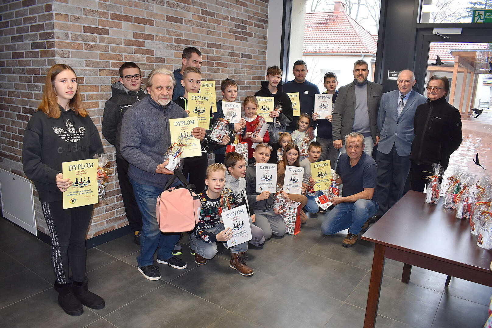 Mikołajkowy Turniej Szachowy w Sulęcińskim Ośrodku Sportu i Rekreacji. 