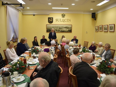 Wigilia w Dziennym Domu Senior+ w Sulęcinie.