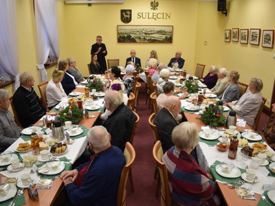 Wigilia w Dziennym Domu Senior+ w Sulęcinie.