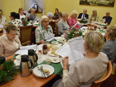 Wigilia w Dziennym Domu Senior+ w Sulęcinie.