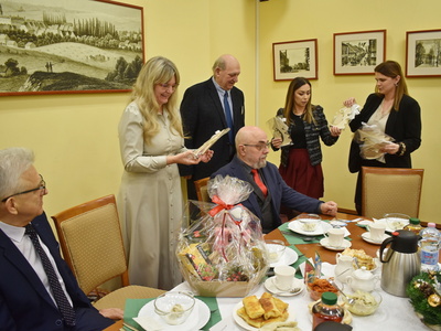 Wigilia w Dziennym Domu Senior+ w Sulęcinie.