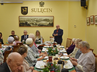 Wigilia w Dziennym Domu Senior+ w Sulęcinie.