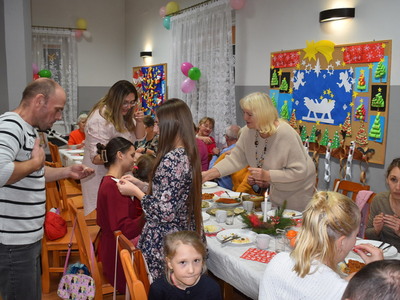 Wigilia z orkiestrą dętą w Grochowie. 