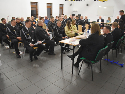Zebranie sprawozdawcze w OSP Trzemeszno Lubuskie.