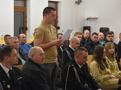 Zebranie sprawozdawcze w OSP Trzemeszno Lubuskie.