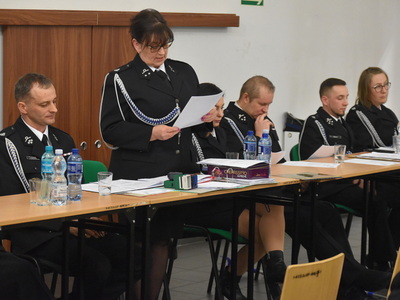 Zebranie sprawozdawcze w OSP Trzemeszno Lubuskie.