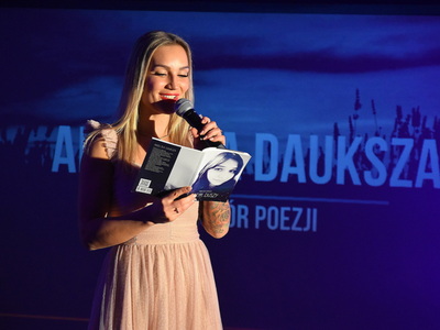 Wieczór poezji Angeliki Daukszy. 