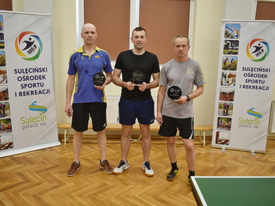 I Turniej TOP 12 w Sulęcińskim Ośrodku Sportu i Rekreacji. Najlepsza trójka zawodników w I Turnieju TOP 12.  