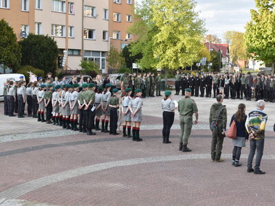 XV rajd harcerski zainaugurowano w rynku miejskim w Sulęcinie.