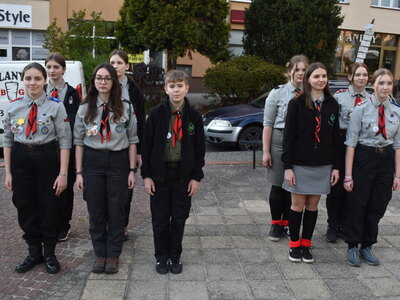 XV rajd harcerski zainaugurowano w rynku miejskim w Sulęcinie.