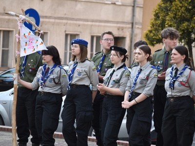 XV rajd harcerski zainaugurowano w rynku miejskim w Sulęcinie.