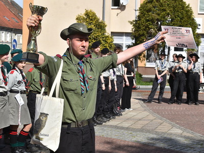 Zakończenie XV Rajdu Harcerskiego "Czerwona Jedynka". 