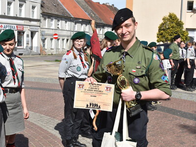 Zakończenie XV Rajdu Harcerskiego "Czerwona Jedynka". 