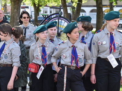 Zakończenie XV Rajdu Harcerskiego "Czerwona Jedynka". 
