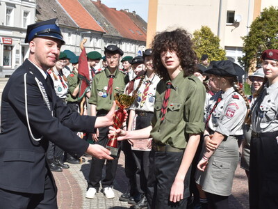 Zakończenie XV Rajdu Harcerskiego "Czerwona Jedynka". 