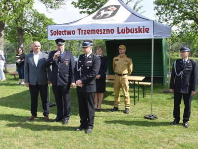 Zawody sportowo-pożarnicze w Trzemesznie Lubuskim. 