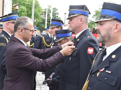Wojewódzkie obchody Dnia Strażaka w Międzyrzeczu. 