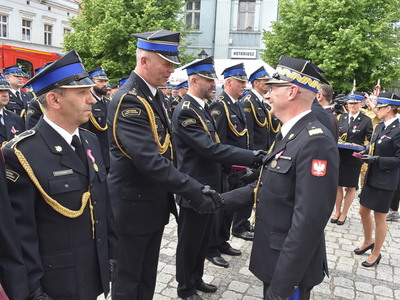Wojewódzkie obchody Dnia Strażaka w Międzyrzeczu. 