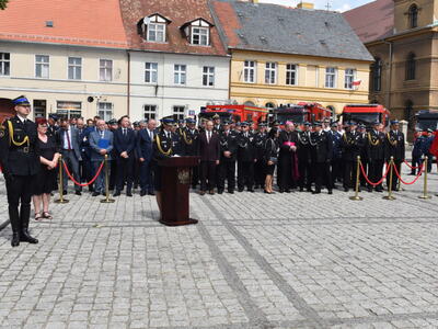 Wojewódzkie obchody Dnia Strażaka w Międzyrzeczu. 