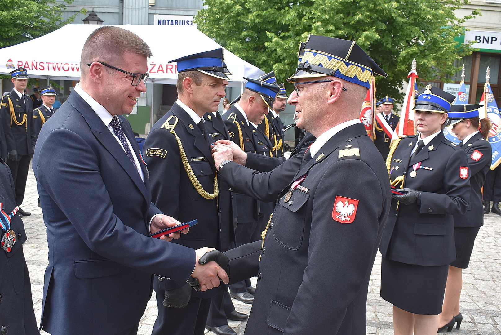 Wojewódzkie obchody Dnia Strażaka w Międzyrzeczu. 