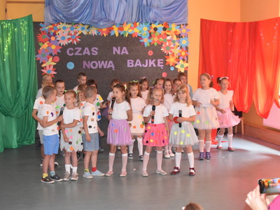 Uroczystość pożegnania przedszkolaków z Wędrzyna.