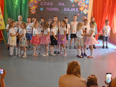 Uroczystość pożegnania przedszkolaków z Wędrzyna.