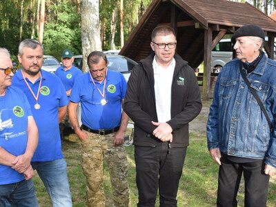 Zawody wędkarskie o Puchar Przyjaźni Miast Partnerskich. 