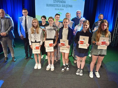 Stypendia burmistrza Sulęcina za rok szkolny 2023/2024. 