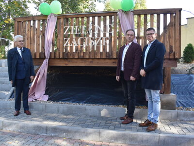 Zielone zacisze oddane w użytkowanie.