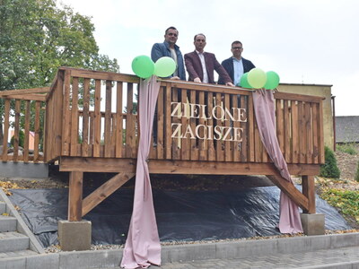 Zielone zacisze oddane w użytkowanie.